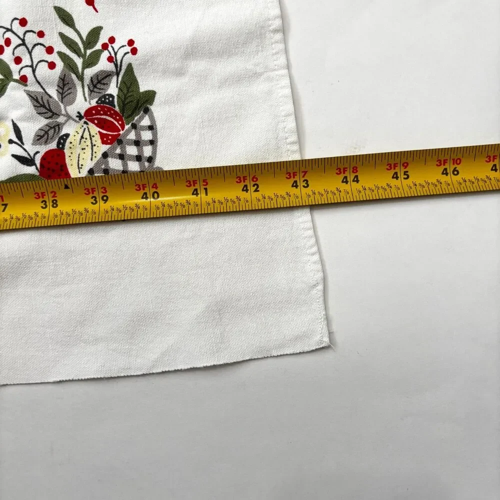 Vintage Cutter Cottagecore Tablecloth Shabby Decor Heritage 1950s Mid Century